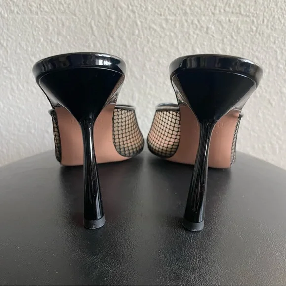 Piferi Tiana Black and Pink Mesh Women's Heels - Picture 5 of 8